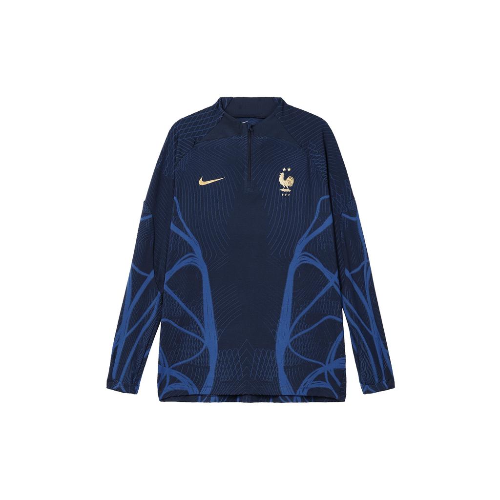Nike 22 23 France Dri Fit Adv Elite Strike Drill Top Jersey DH6423-410