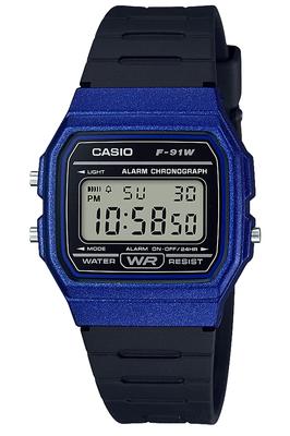 Armbanduhr Casio Collection Schwarz F-91WM-2AJH