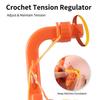 Crochet Helper For Beginners, Yarn Tension Regulator And Guide, 3 In 1 Magic Rings Tool, For Crocheters& Knitters