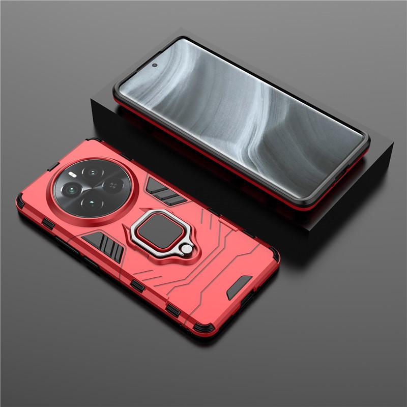 For Realme 12 Pro Plus Case For Realme 12 Pro Cover Armor Finger Ring Shockproof Protective Bumper For Realme 12 Pro Plus