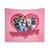 Kpop Cortis Rosa Herz Flagge Wandteppich Einzigartige Wohnkultur Kpop Liebhaber Geschenk Wandkunst Koreanische Popmusik Fan Merchandise