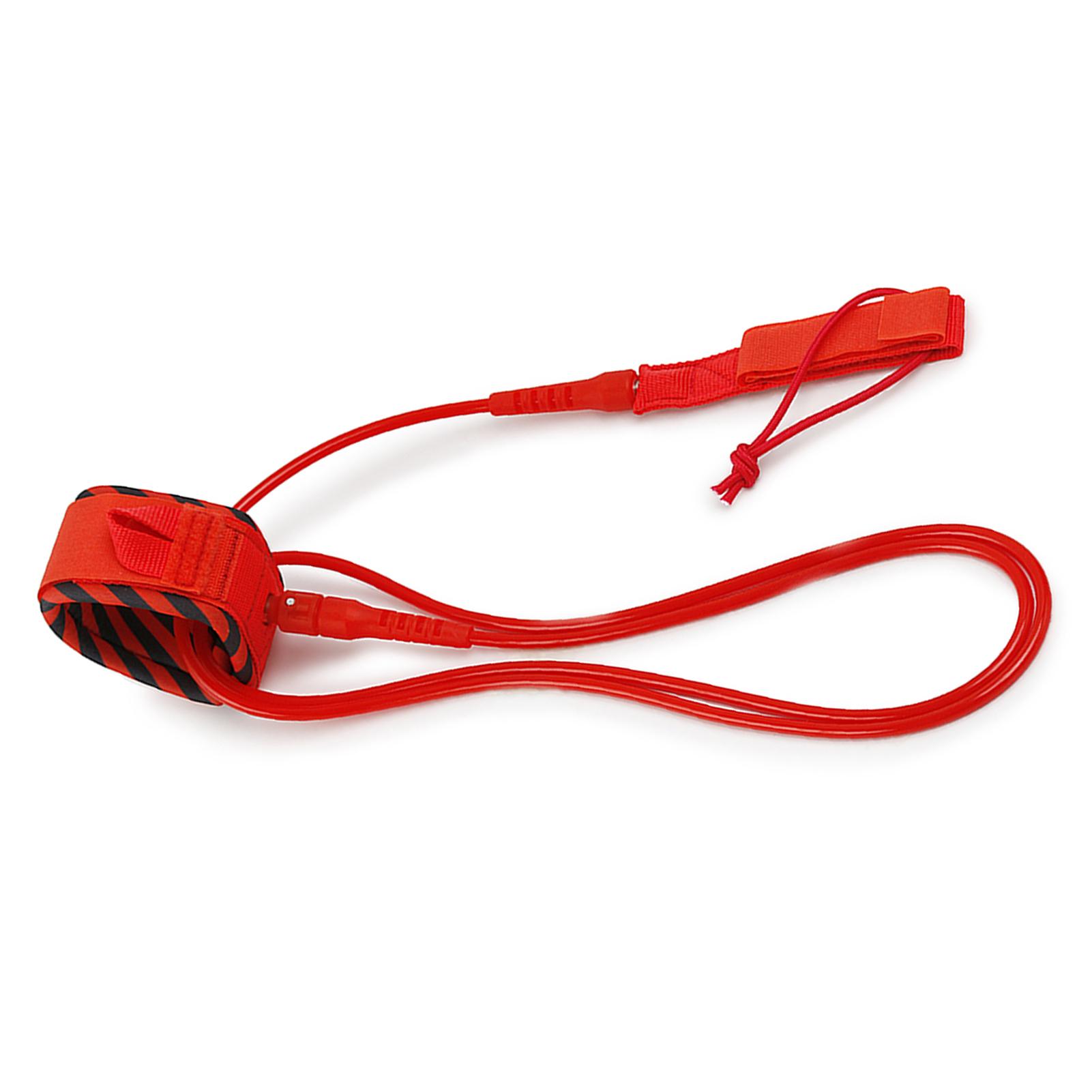 

Surf Leash Surfing Surfboard Leash Smooth Steel Swivel Surfing Leg Rope Paddleboard Leash 6FT 8FT 10FT 6ft красный