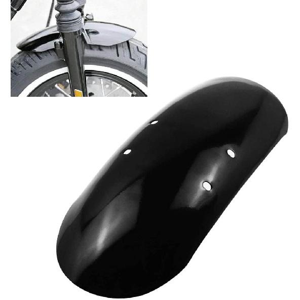 Gloss Black Motorcycle Metal Iron Short 13 5/8" Front Fender Mudguard for Forty-Eight XL1200X 2010-2017 (Pack of 1)