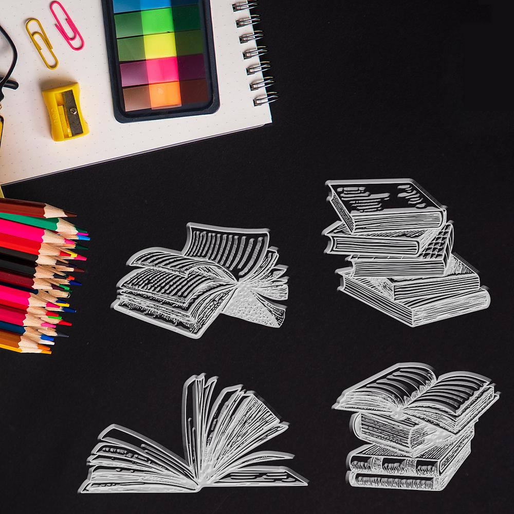 PVC Plastic Stamps for DIY Scrapbooking Photo Album Decorative Cards Making Stamp Sheets Book Pattern 16x11x0.3cm