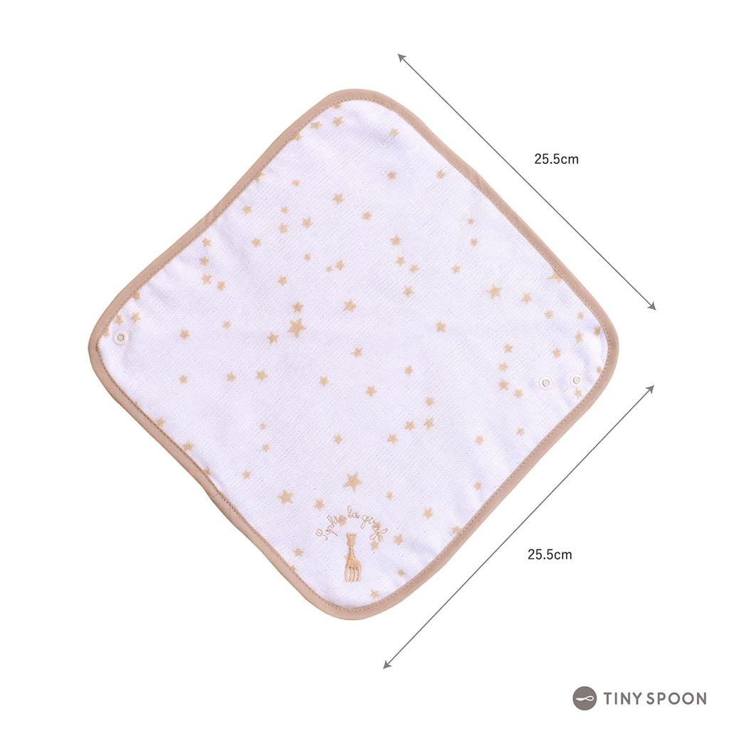 Made in Imabari Towel Gift Bib Imabari Sophie the Giraffe Boxed Absorbent Perfect for Baby Gifts Japan, Box, 100% Cotton, Multi-Ticket, 2-Way Set,