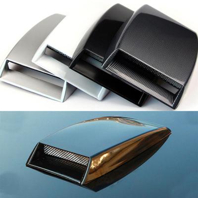 Car Hood Decorative Trim Air Outlet Install Easy Vent Simulation Bonnet Cover Heat-Resistant