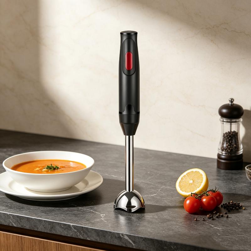 1Pcs Electric Food Vegetable Grinder Handheld Stick Mixer Eu Plug Immersion Hand Stick Mixer For Smoothies Sauces