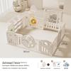 Baby Playpen and Crawling Mat: Indoor Infant Safety Fence for Living Room Floor.