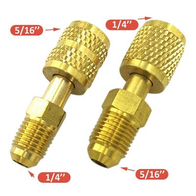 Adaptateur de réfrigérant AC 5/16\" Laiton Pour Outil Système de Valve