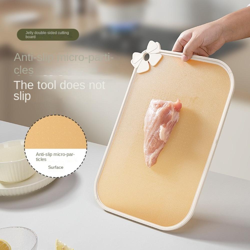 Antibakterielles doppelseitiges Schneidebrett mehrfarbig Hackblock Obstschneidebrett Babynahrung