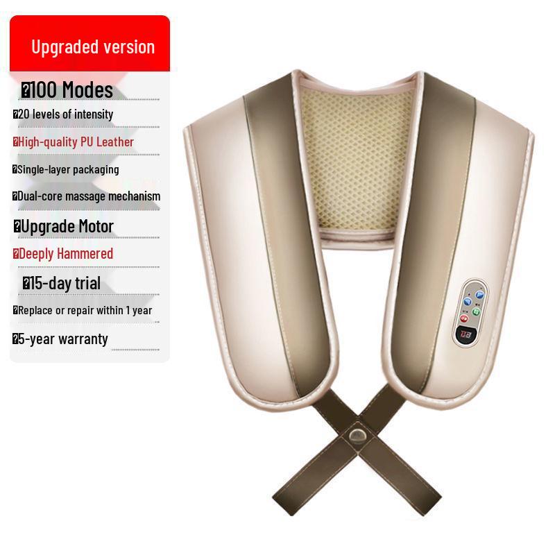 Multi-Functional Neck & Shoulder Percussion Massager for Back, Waist & Cervical Vertebra Tapping