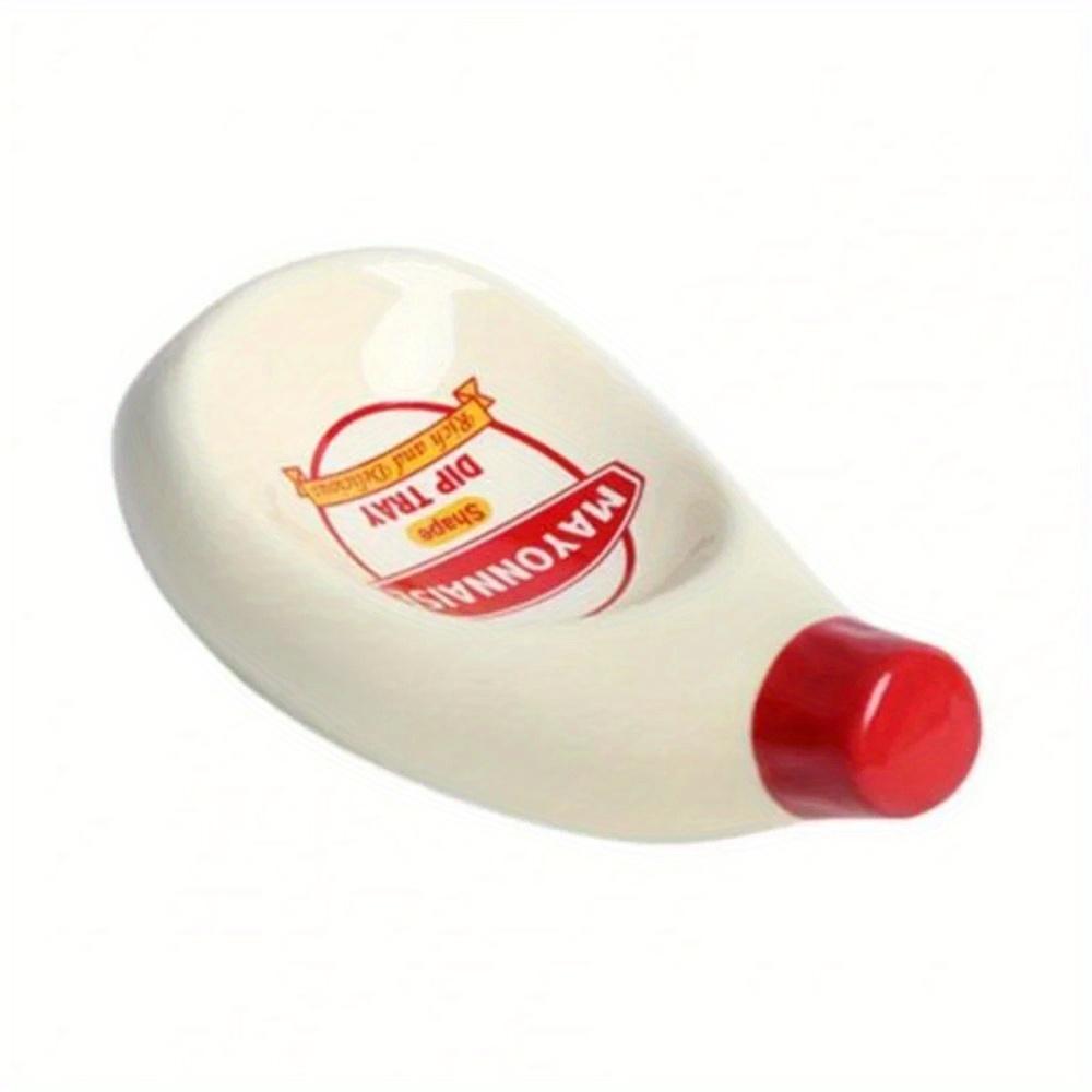 1PC Tomato Shaped Plates Soy Sauce Dish Creative Tomato Sauce Dish Salad Dressing Seasoning Dish Table Decoration Ceramic Plate