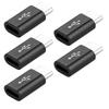 200PCS USB Type-C to Micro Charging Converter for Xiaomi Redmi Note 11S 10S 9S 8T 9T 10T 7 8 9 10 11 Pro Max USB OTG Adapter
