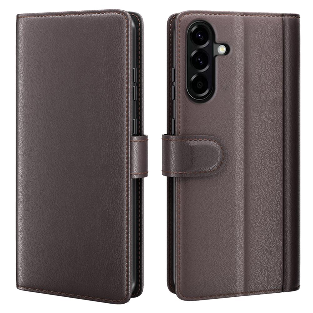 For Samsung Galaxy A57 5G Case Genuine Split Leather Phone Cover with Wallet Stand