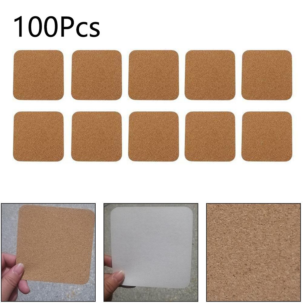 Customizable Cork Mats Drinks Protection Mats Event Hosting Supplies Natural Cork Material Customizable Cork Coasters For Home