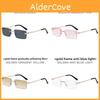 Modern Metal Frame Geometric Sunglasses With Pc Lenses For Casual And Travel Use