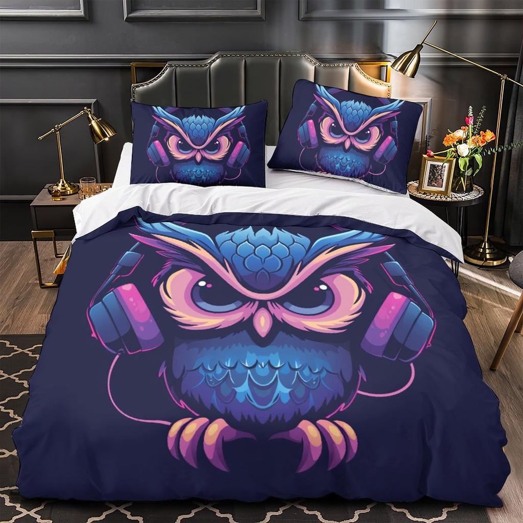3D-Bettwäscheset mit Tiermotiven, Schlafzimmerdekoration, für Jungen, Teenager, Herren, Daunenbettbezug, 2/3-teilig, Einzel-/Doppelbett, extragroßer Bezug