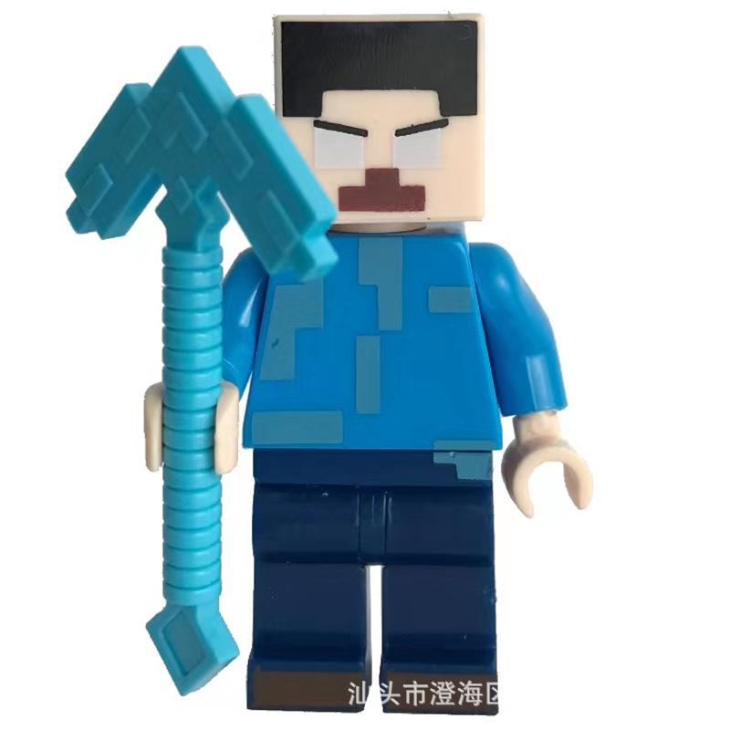 Ninja Warrior Superhero Doll With Weapon Single Building Block Assembly Toy
