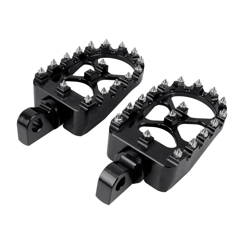 For Harley Sportster XL 883 1200 Dyna Street Bob Motorcycle FootPegs Foot Pegs 360° Roating Foot Pegs CNC Aluminum Wide Fat Part