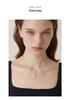 Elegant S925 Sterling Silver Diamond Gourd Pendant Pearl Necklace - High-End Fortune & Blessings Women's Collarbone Chain