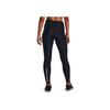 Under Armour Solid Color Training Compression Pants Women Bottoms Black 1379879-001
