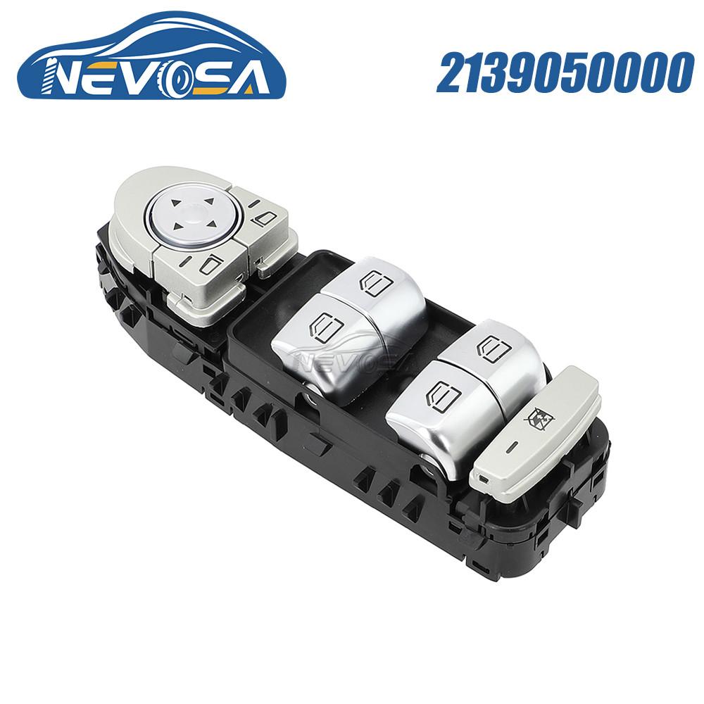 NEVOSA 2139050000 For Benz W213 C Class Electric Power Door Glass Button Window Control Switch 2139054803 A2139050000 Car Parts