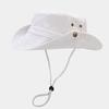 Breathable Cotton Bucket Hat For Outdoor Activity Foldable Sun Protective Unisex Design Fisherman Hat For Women Men