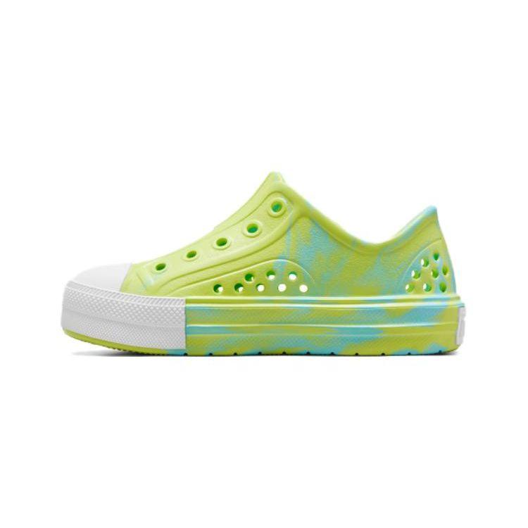 Converse נעלי סניקרס לילדים צ'אק טיילור אול סטאר פליי לייט CX נמוכות PS טריפל ציאן סליים ירוק סליים-לבן בהיר A07420C