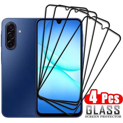 4pcs 9H Hardness Tempered Glass For Samsung Galaxy A17 A16 A26 4G 5G Full Coverage Screen Protector, 2.5D Glass, HD Transparency, Scratch-Resistant