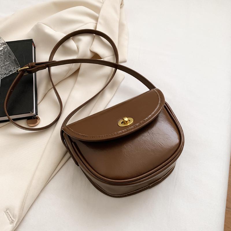 Trendy Korean Style Women s Bag 2023 New Autumn Winter Retro Casual Square Bag High-end Small Niche Design Crossbody Bag
