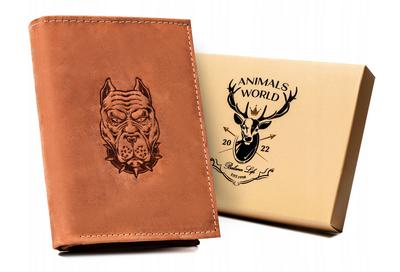 Large, Vertical Men's Wallet Made of Genuine Leather - Always Wild