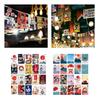 Japanese Cuisine Decoration Polyester Bunting Flags Multicolor Festival Business Shop Ornament for Restaurant Entrance Decor