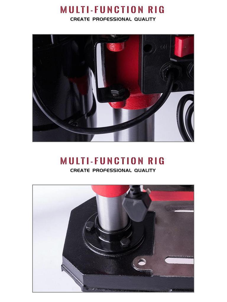 Hengxin 13mm 5-Speed Bench Drill, 350W Copper Motor for Stainless Steel Drilling