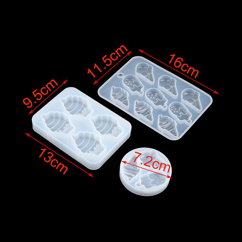 Diy Ice Cream Popsicle Silicone Mold Kawaii Food Cabochon Diy Decoden Supplies