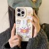 Dla etui na telefon komórkowy IPhone16 Nowy 15promax dla Apple 14 Trójwymiarowy haft ręcznikowy Królik Miffy 13Pro