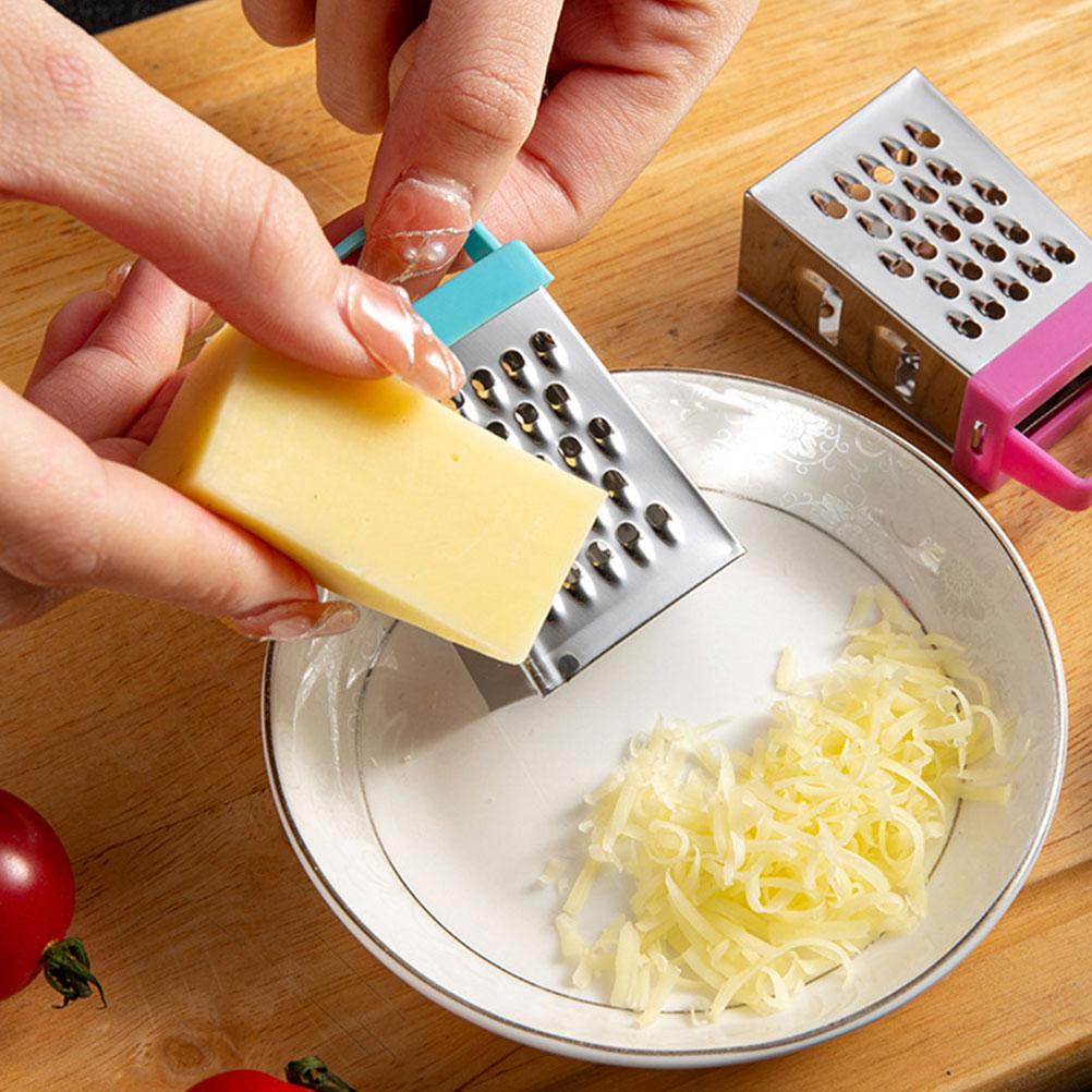 6 Pcs Mini Grater Vegetable Slicer Stainless Steel Kitchen Graters For Vegetables Cheese Food Folding