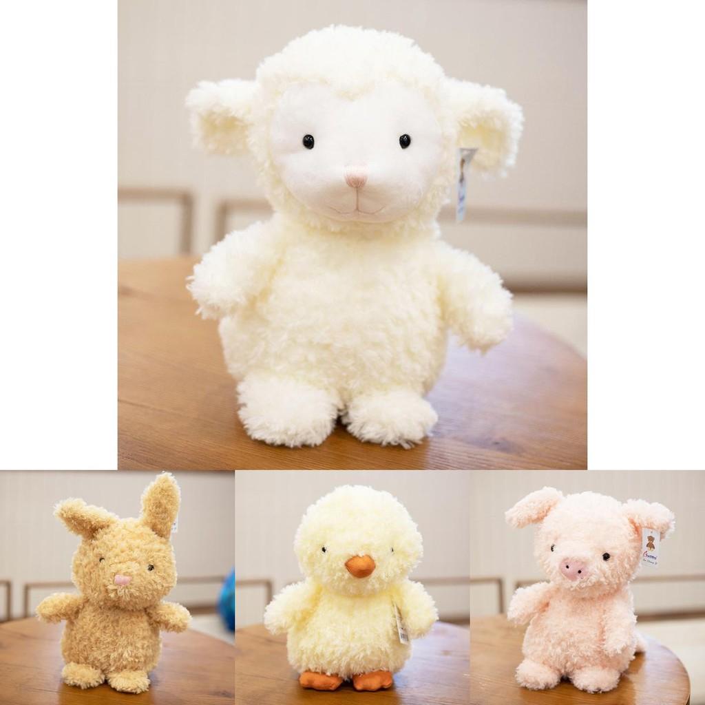 Adorable Cute Little Pig And Rabbit Plush Toy For Kids Soft Stuffed Animal Doll