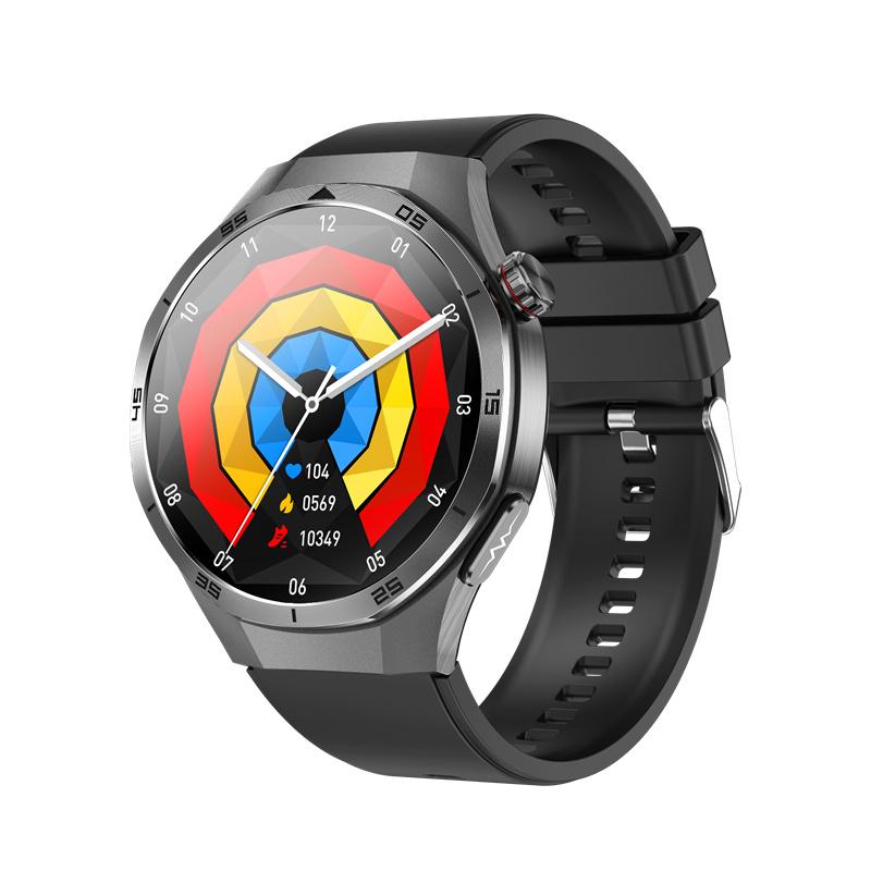 ET456 AMOLED Smart Watch Bluetooth Calling Sports Fitness Tracker Wristwatch Health Monitoring SOS Men Women Smartwatch