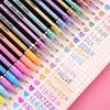 Sparkly Glitter Gel Highlighter Pen Set for Students: 12/48/60 Colors