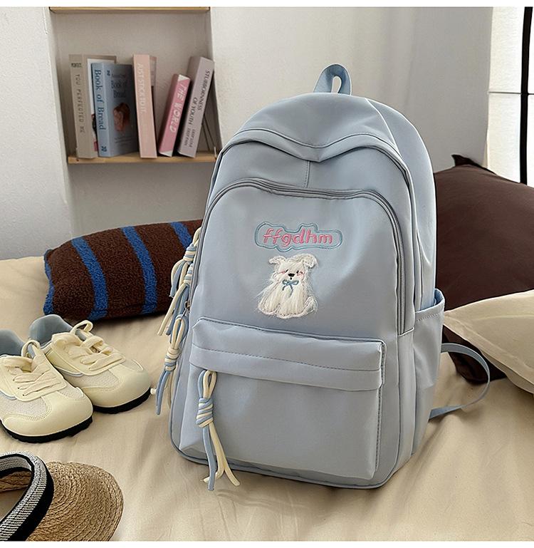 Schoolbag Mori Ins New High-value Fresh and Sweet Candy-colored Backpack, Lightweight Travel Backpack for Junior and Senior High School Students