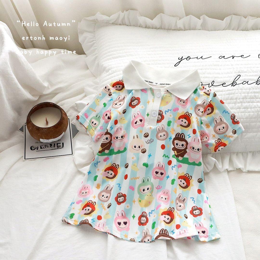 

Детское повседневное платье, Милое платье принцессы для летних девочек 140cm