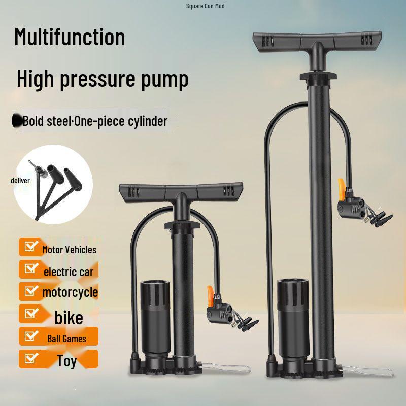 Electric High-Pressure Pump for Bicycles and Basketballs - Ideal for Home Use