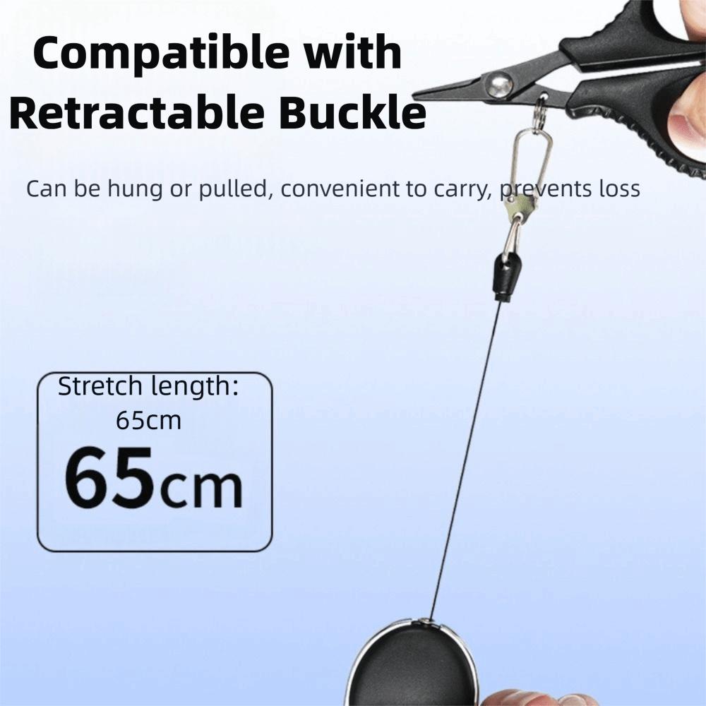 A Set Stainless Steel Fishing Scissor Multi-purpose Durable Line Cutter Heavy-duty Fishing Tackle Accessories Fishing Tackle