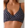 Sexy Bikini Swimsuit Women's Two-Piece Large Polka Dot Swimwear Trendy Strap Design Casual Comfortable Beachwear