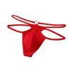Mesh Men Underwear Hollow Out T-back Briefs Simple Men's Thin Thong  Exotic