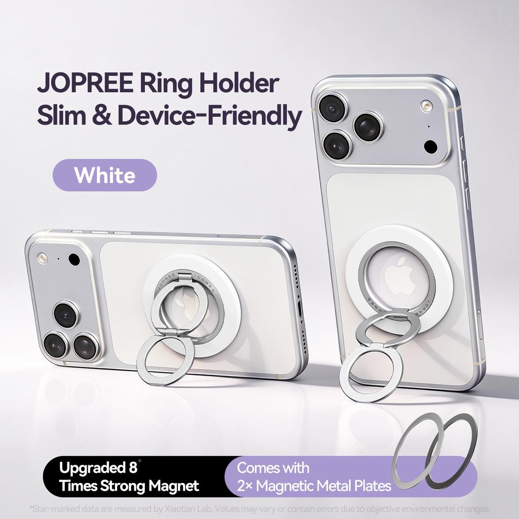 Stylish Phone Decorations Dual Sided Strong Magnetic Dual Magnet Phone Ring 24g Lightweight Zero Burden Factory Price New
