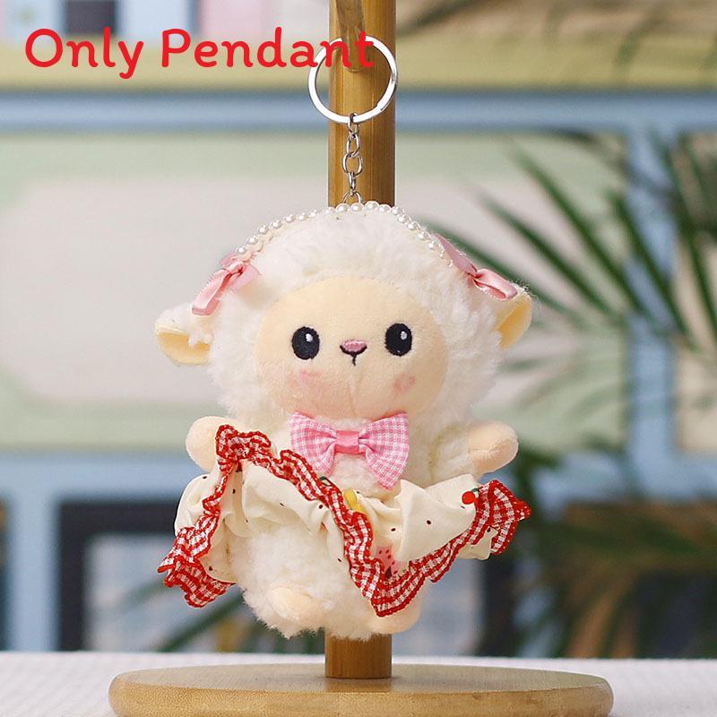 Plush Sheep Toy With Dress For Wedding Party Decor And Gift Use