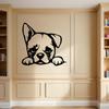 Eisen Hund Wandkunst Metall Dekor Schwerlast Home Office