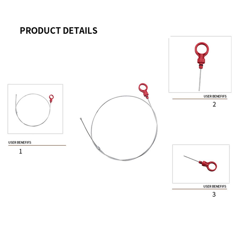Automotive-Car Engine Oil Dipstick Transmission Fluid Dipstick Oil Level Measure Tools Compatible-for 8863B 9336A 917327