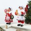 Christmas Dining Table Decorations Exquisite Mrs. Claus Design Christmas Sculptures Christmas Doll Christmas Atmosphere 32x17x9cm